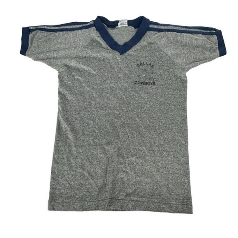 Dallas Cowboys Logo 7 Boys M Vintage T-Shirt 80's NFL Single Stitch Retro Logo